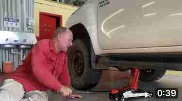 Trolley Jack Fails Hilux