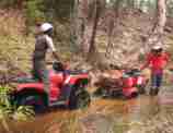 ATVs & quads are pretty good in wet areas