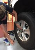 Changing a Flat Tyre on a Toyota Prado